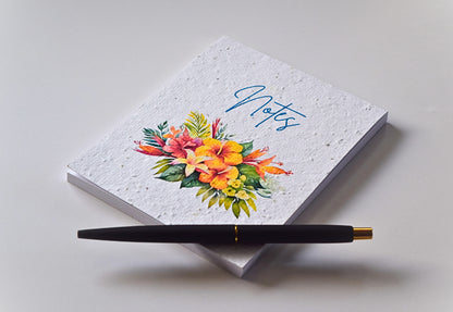 Handmade Plantable Notepads - Tropical