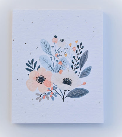 Handmade Plantable Notepads - Winter