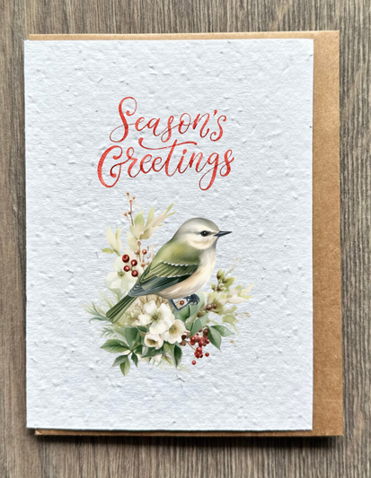 Season's Greeting Bird