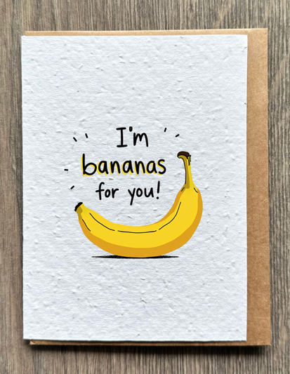 Banana Love Card