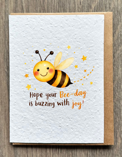 Bee Birthday Card