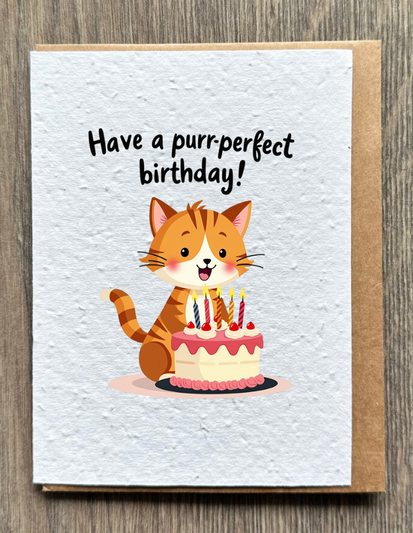 Cat Birthday Card