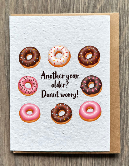 Donut Birthday Card