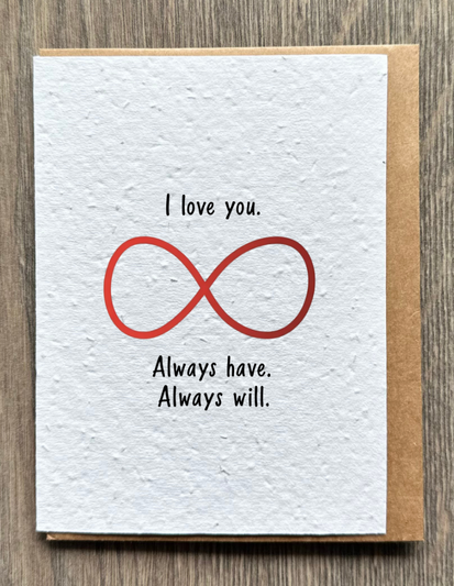 Infinity Love Card