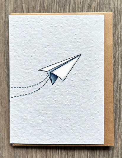 Paper Plane Everyday Card