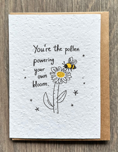 Pollen Motivational Card