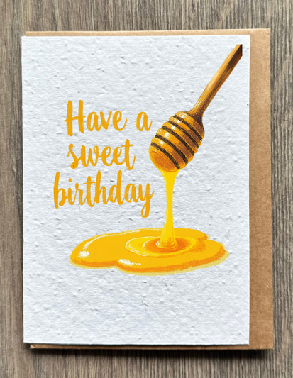 Honey Birthday Card