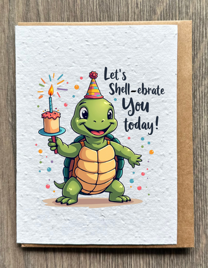 Turtle Birthday Card